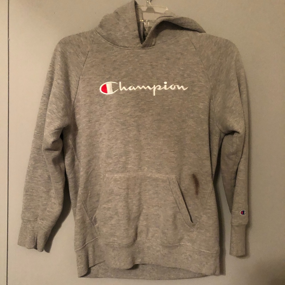 Grey champion hoodie - Picture 1 of 2